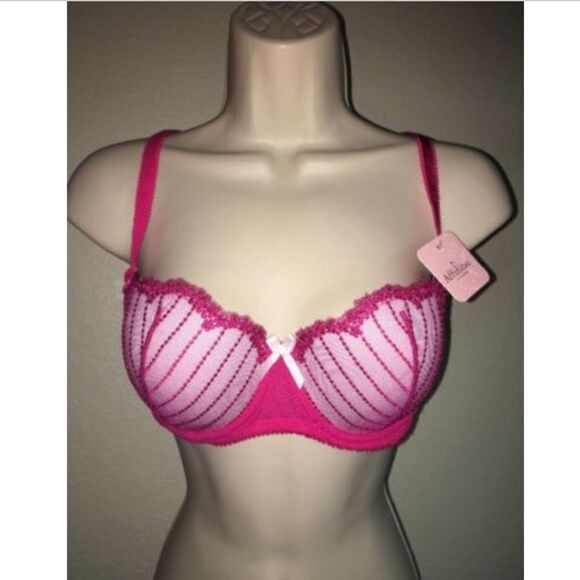 Affinitas Bra Pink Fuchsia Rose Underwire NWT - Picture 1 of 4